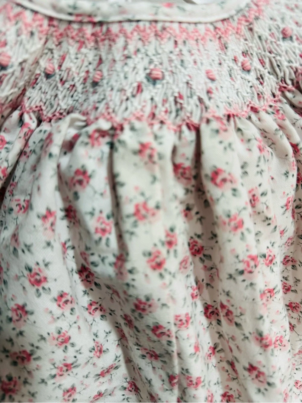 Edgehill Collection Pink Floral Knit Women’s Sweater